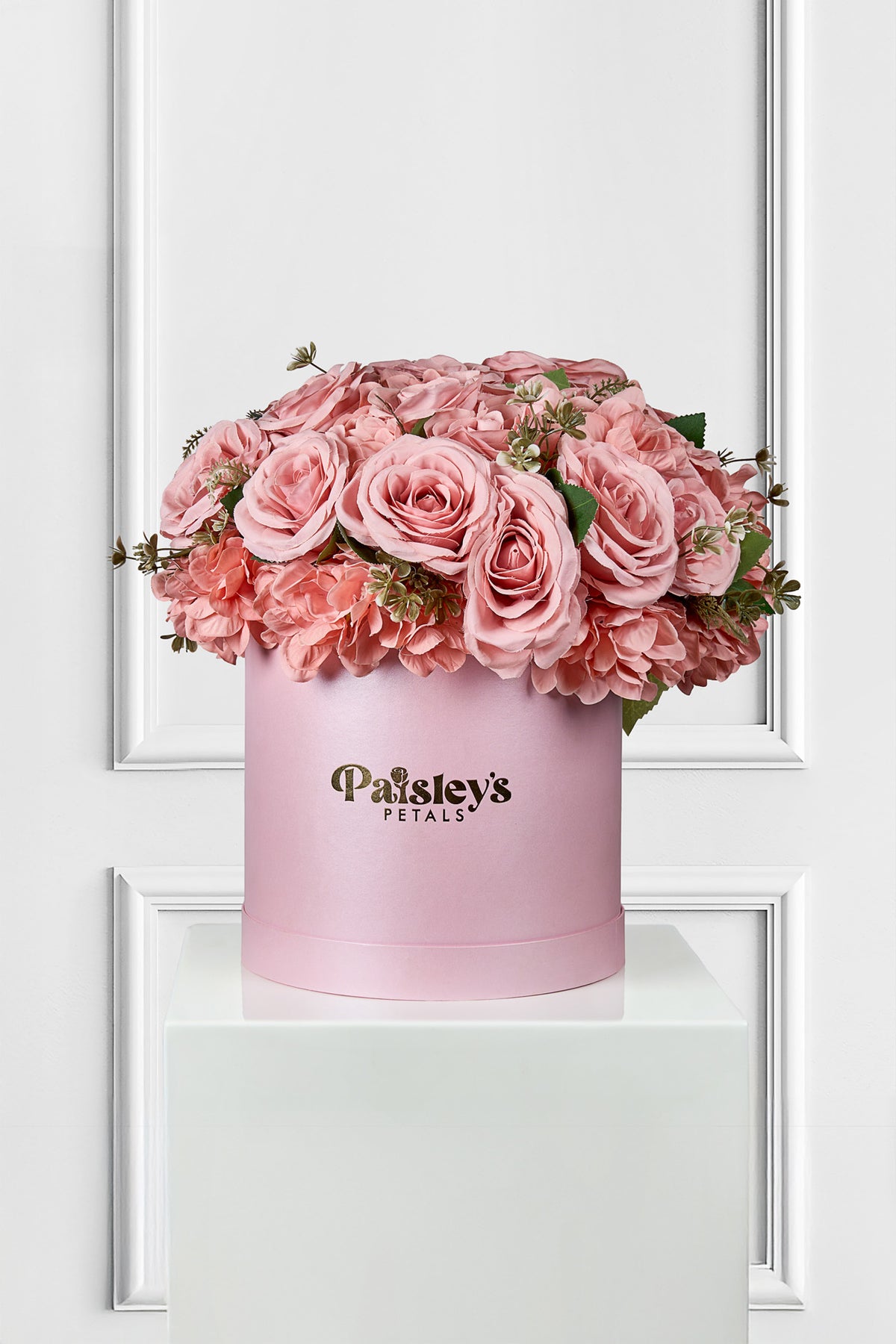 Dusty Rose Galore Luxe Silk Petal Box: Subtle Romance in Bloom