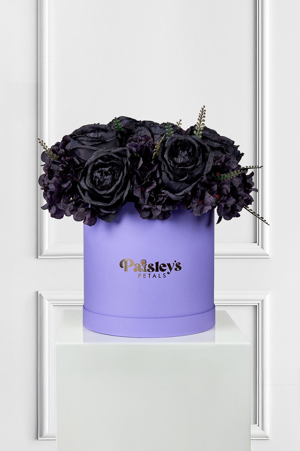 Black Rose Galore Luxe Silk Petal Box