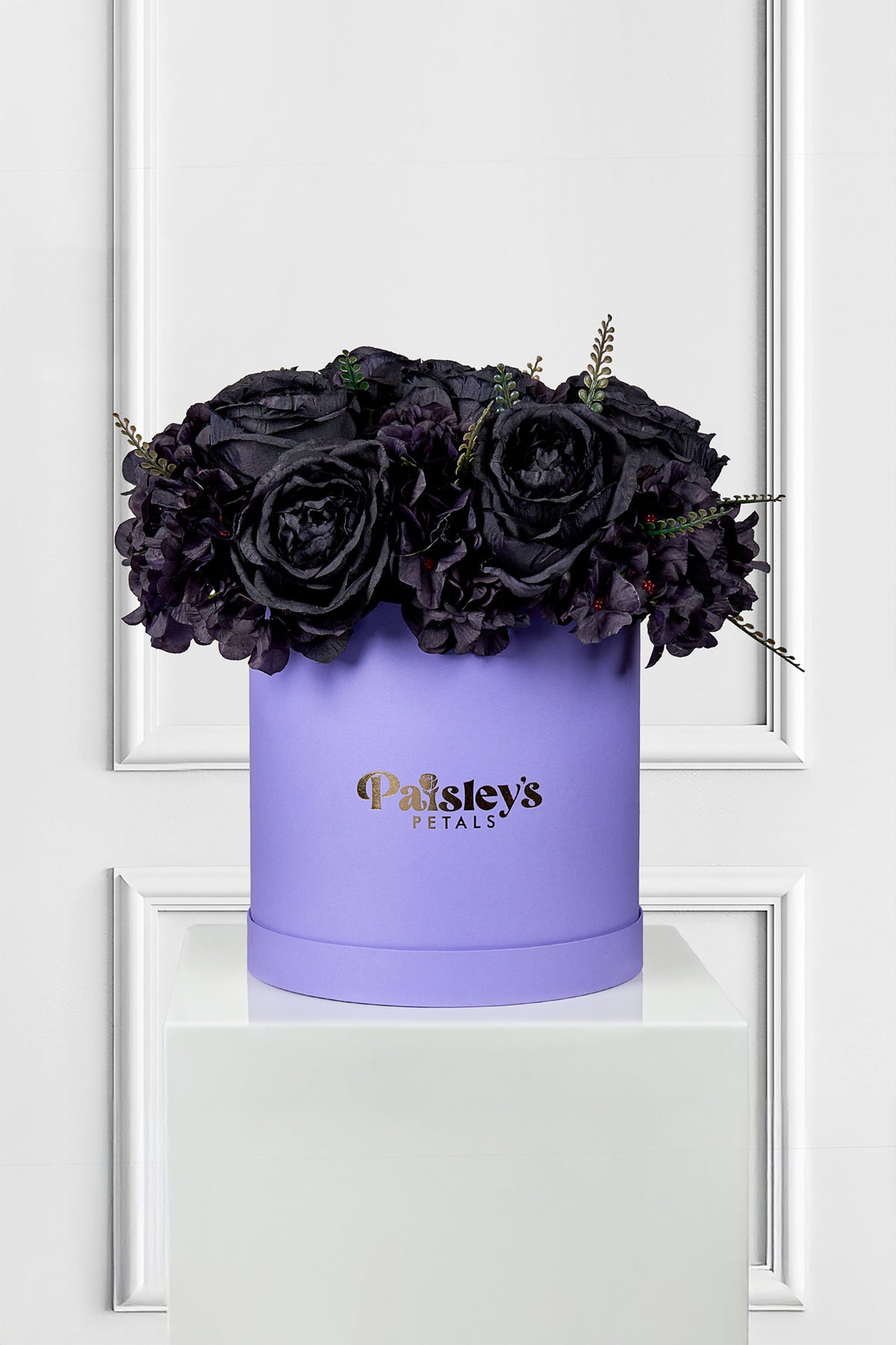 Black Rose Galore Luxe Silk Petal Box